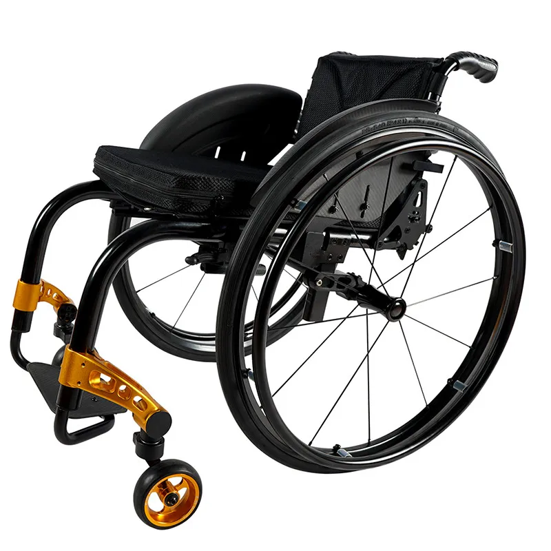 Folding Aluminum Alloy Light Weight and Economical Manual Sports Wheelchair for Handicapped Persons-BZ-S005