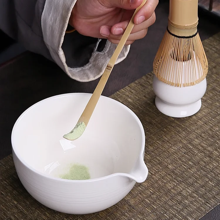 Wholesale Custom Logo Traditional Handmade Ceremony Matcha Bowl Tool Set Kit details