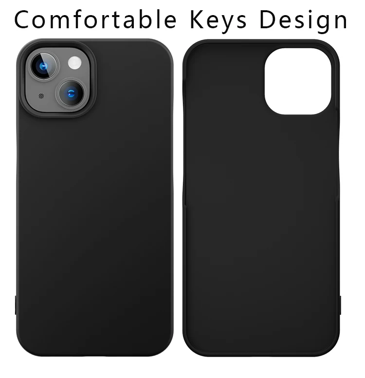 Slim Candy Color Frosted Back Silicone Tpu Case Custom Rubber Phone