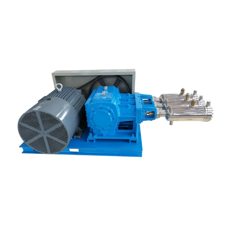 Leading in Sales Pump Cryogenic 2.5Mpa SUS304 LNG LHe L-CNG Cryogenic Booster Pump for Peak Load Reserve Station