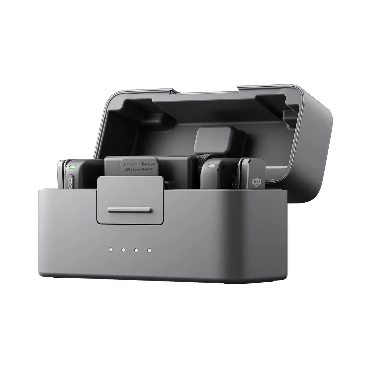 MIC mini Small Ultralight Discreet High-Quality Audio 2 Transmitter 1 Receiver with Charging case for DJI Mic Mini