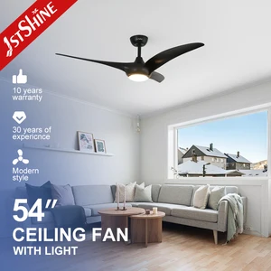 1stshine LED Ceiling Fan Home 54" Energy Saving 6 Speeds Natural Wind 3 ABS Blades Ceiling Fan Light