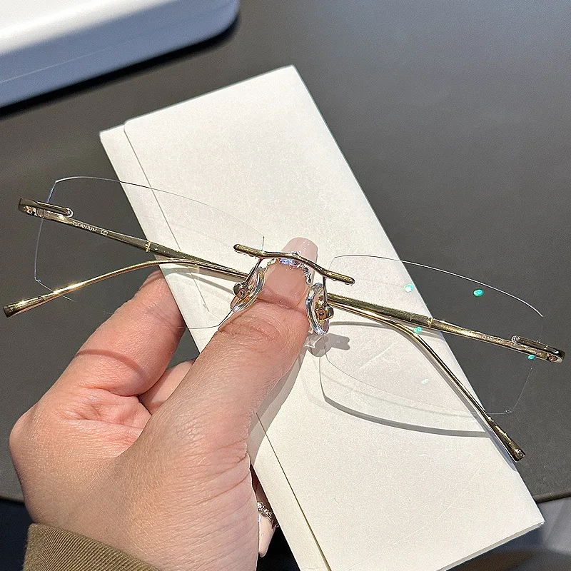 Shop Our 632-D Collection of Rimless Titanium Eyeglasses