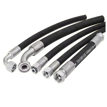 Super Long Service Life Air Water Oil Fuel Gas Hose Hose Pipes High Pressure Hoses Assembly Excavator Hydraulic Rubber 700 Bar