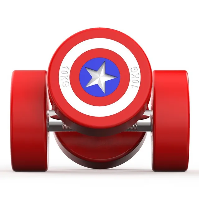 Professional Captain America 50KG  Dumbbell Sets  For Home Gym