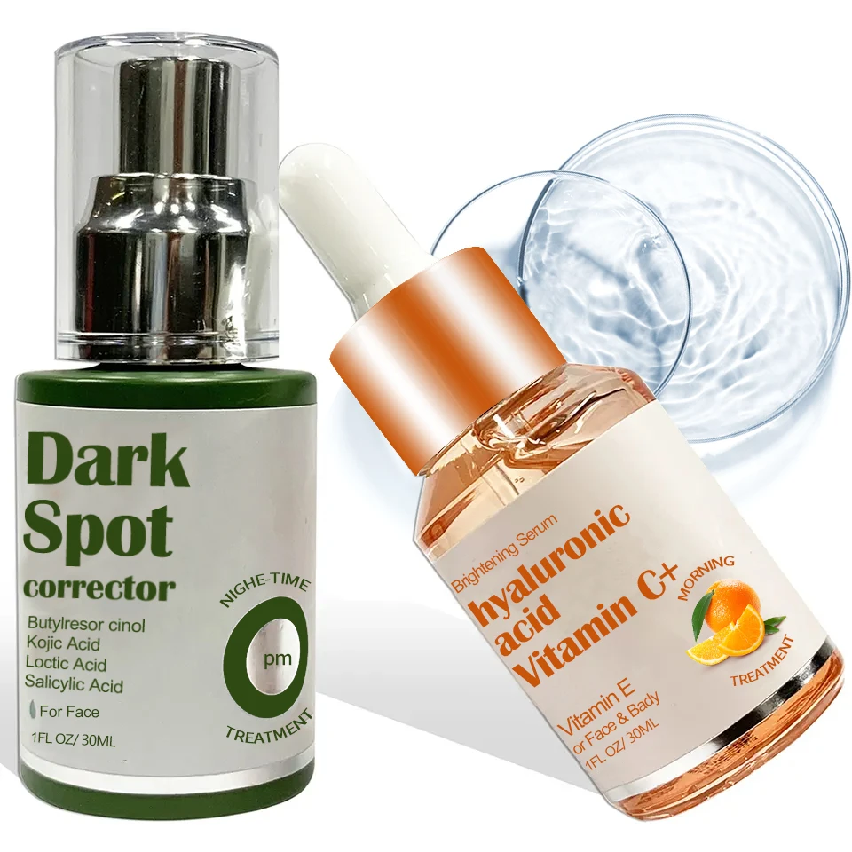 Oem Dark Spot Corrector Vitamin C Day Night Serum Nutrient Blend Skin