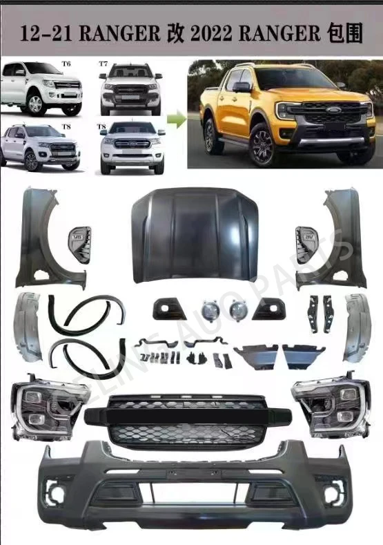 Pickup Body Kits Parts Facelift Modification Body Parts For Ford Ranger