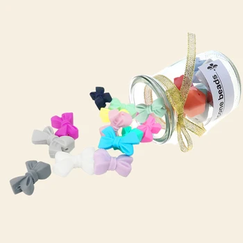 Silicone Jewelry Beading Food Grade Silicone Ribbon Beading Creative Jewelry DIY and Teether Beading for Kids and Adults