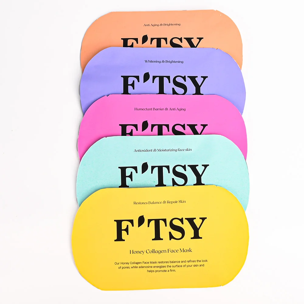 Hot Sale Custom Logo Hyaluronic Acid Collagen Face Mask Lock Skin