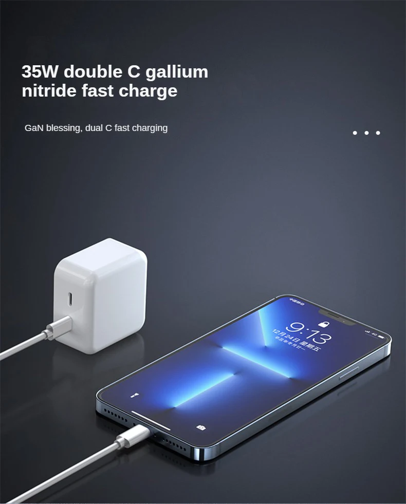 2 Port Pd 35w Super Fast Adapter Charger For Iphone Original Adapters