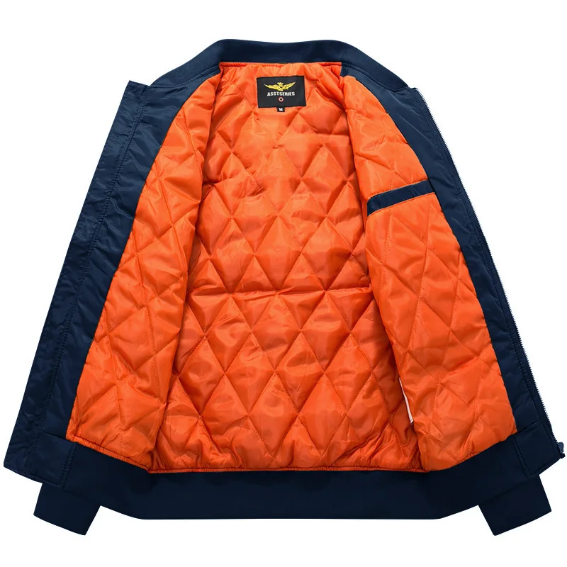 Quality Item in Stock Stylish Custom Logo Jacket Coat Mens Big Size Street Wear Out Wearing Bomber Jacket