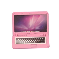 Оптовая продажа Новое поступление 18 дюймов американская кукла девочка, автомобильные аксессуары, розовый цвет ноутбука Ipad Iphone наборы игрушечных конструкторов