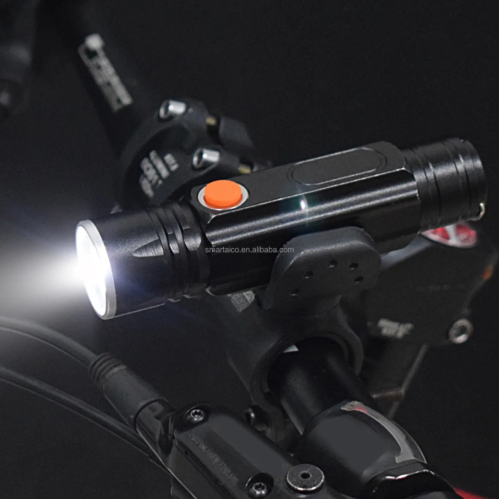 Zoomable Waterproof COB Sidelight Mini LED Flashlights 6 Modes 800LM Adjustable Focus Torch