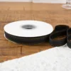 1.5cm wide black smooth denim webbing 1 yard (10 yards/roll)