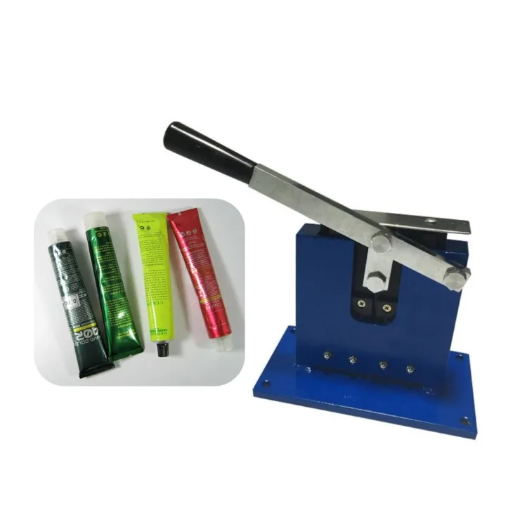 Toothpaste Tube Sealing Machine Pipe Sealing Tail Machine Manual Table Top Aluminium Witaluminummbossing for Aluminium Plastic
