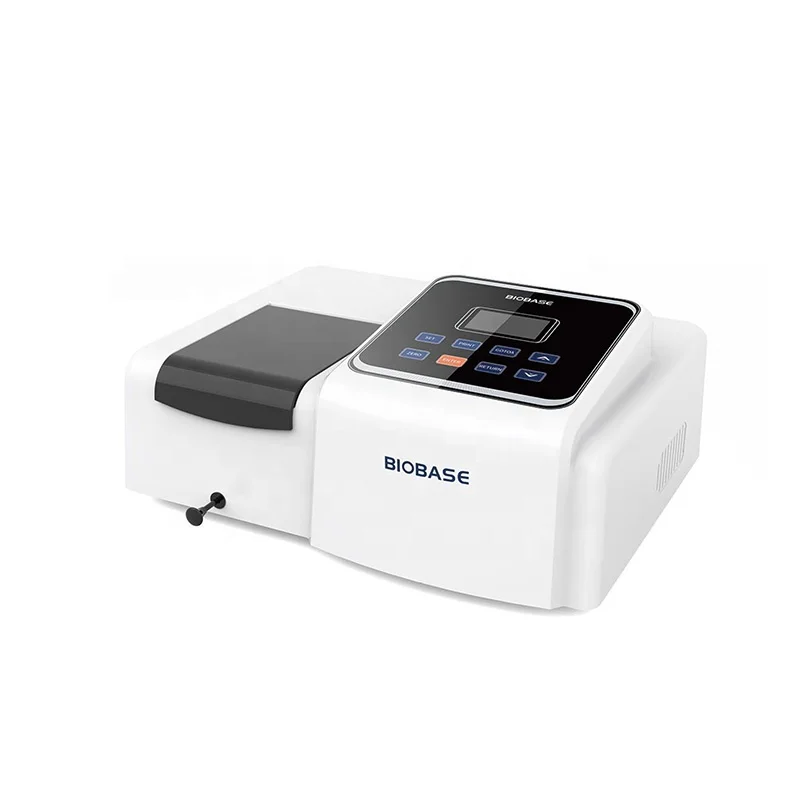 BIOBASE Single Beam 200-1020nm UV/Vis Spectrophotometer High-class Grating Portable Spectrophotometer  for Laboratory