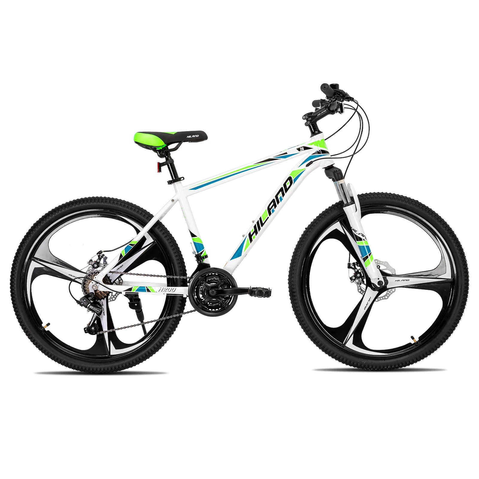 HILAND us warehouse fashion 26 inch mountain bike 3 spokes 21 speed adults  mtb bike