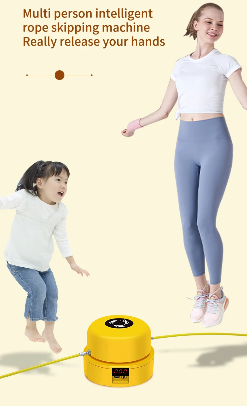 Innovation Smart Electric Skipping Rope Machine Family Sports Training