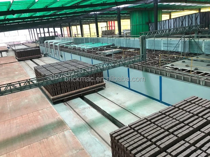 Modular Rotating Tunnel Brick Making Machinery Oven for Clay Bricks Malaysia Prefabricated Brick Kiln With burner