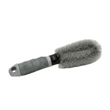 Grey Brush Car Detailing Kit Rim Tire Brush Multipurpose Cleaning Brush