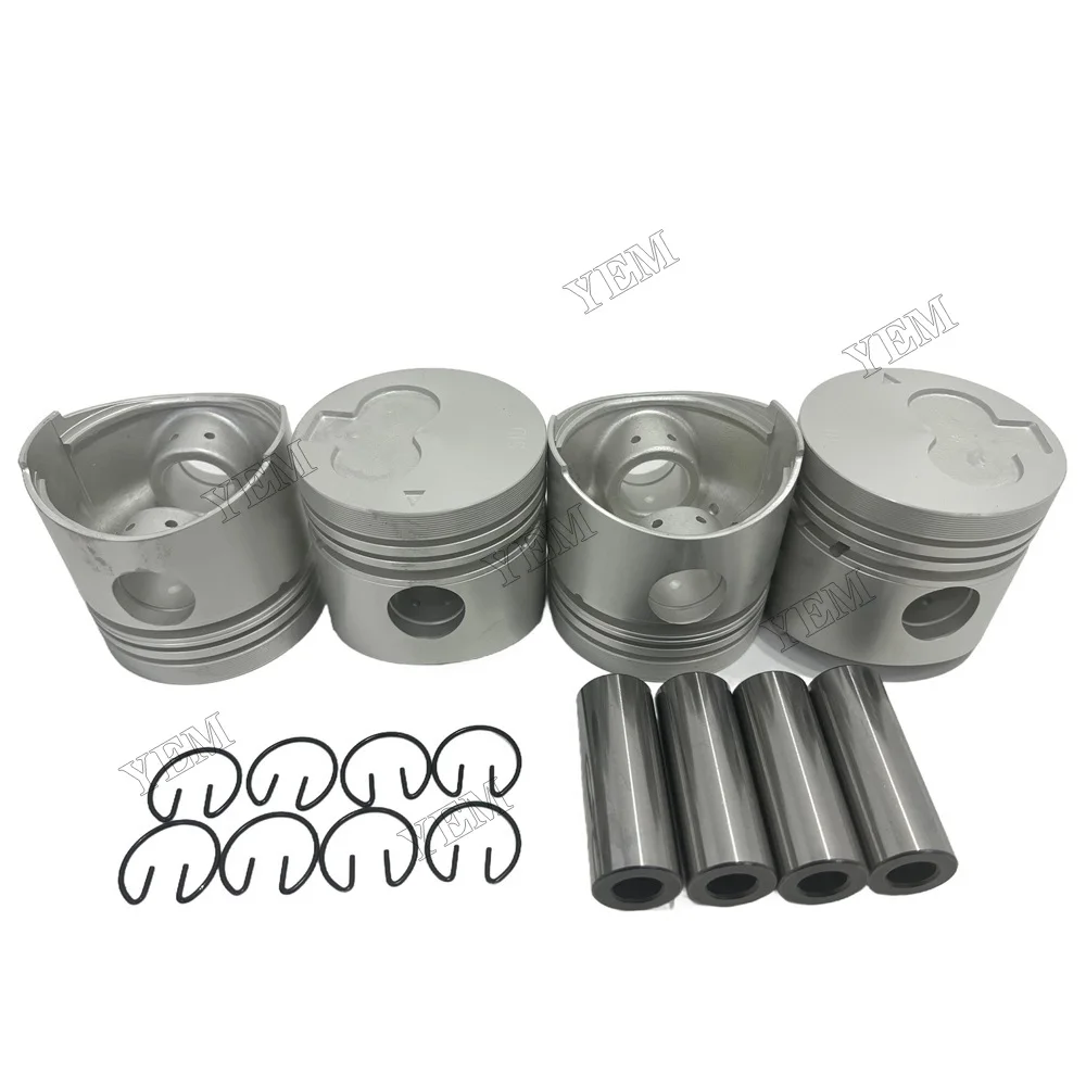 K4E Overhaul Rebuild Kit Replacement for Mitsubishi K4E MT23D Hanix N260 N350 Engine Tractor Excavator Piston 30A17-00050 4