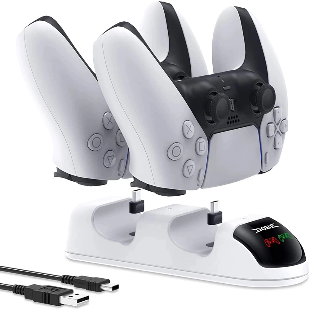 
 Новое поступление, быстрая зарядка, док-станция, зарядное устройство, подставка, игровой USB-C, порт для игровой станции 5 PS5, контроллер, геймпад, джойстик  