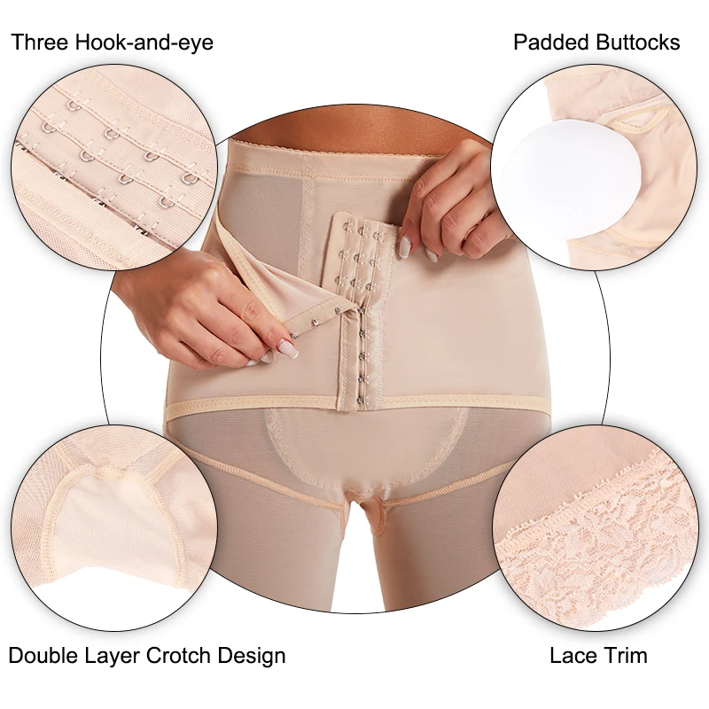 Ohyeah Slimming Ass Padded Hip and Tummy Padded Butt Lifter Shaper Tights