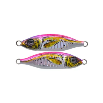 3D Printed Metal Barracuda Dying Fish UV Glow Jigging Lure for Long-Distance Casting Freshwater Bass & Carp Bottom Fishing – Metal Jig – view 5