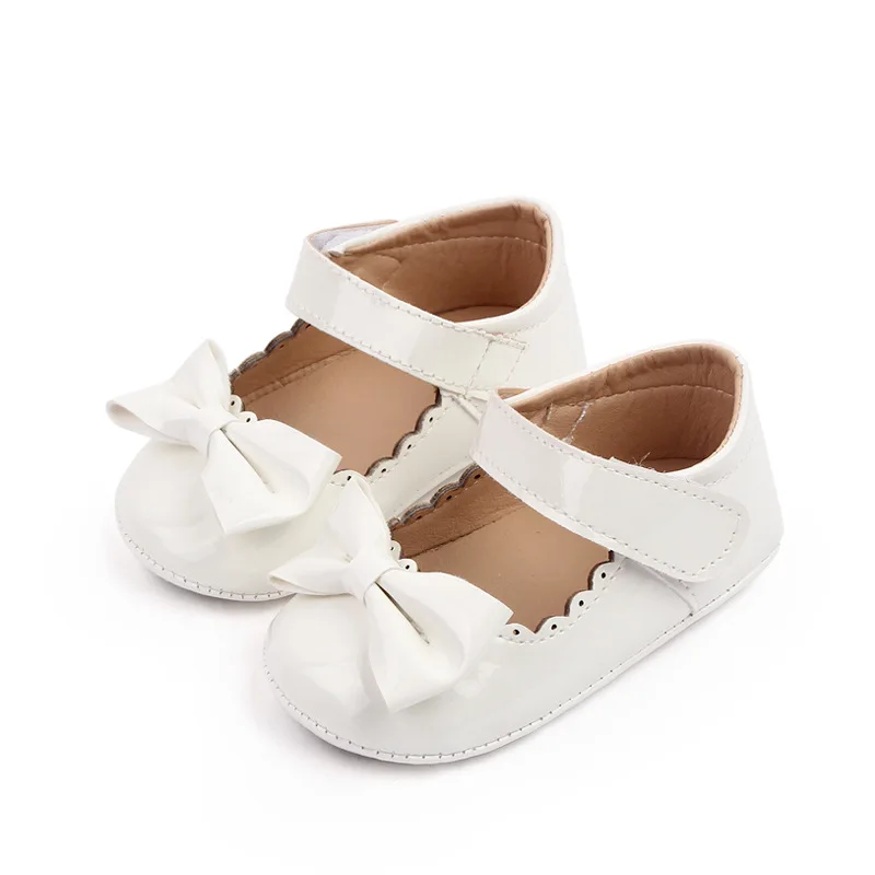 2025 Spring Autumn Summer White Princess Baby Infant Toddler Newborn Girl Shoes Party Evening Girl Pu Leather Shoes details