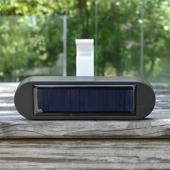 Amazon bestseller Outdoor solar powered Light Waterproof Wall Lamps Garden LED solar fence gutter lights
