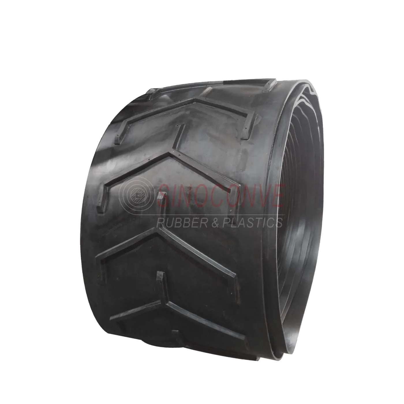 Heat Resistant EP Canvas Chevron Rubber Conveyor Belt