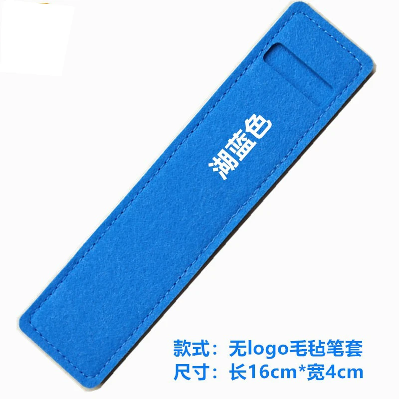 Felt Mini Pocket Protector for Pen Custom Stamp Printing Logo Single Pen Case Bag Sleeve Pouch Holder