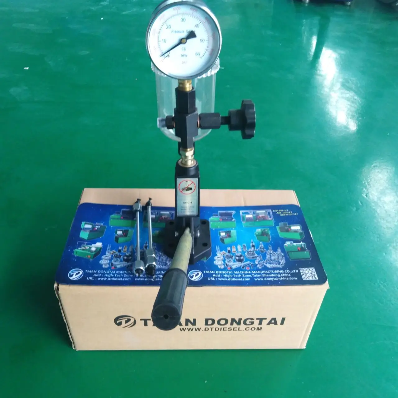 Manomètre pour testeur de buse d'injecteur diesel S60h, 0-60MPa