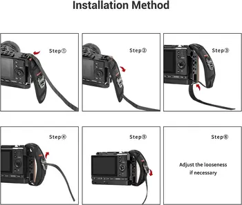 Small Rig Camera Cage Wrist Strap Universal Quick Adjustable Secure Grip Camera Cage Handle Hand Wrist Strap PAC2456 detail image