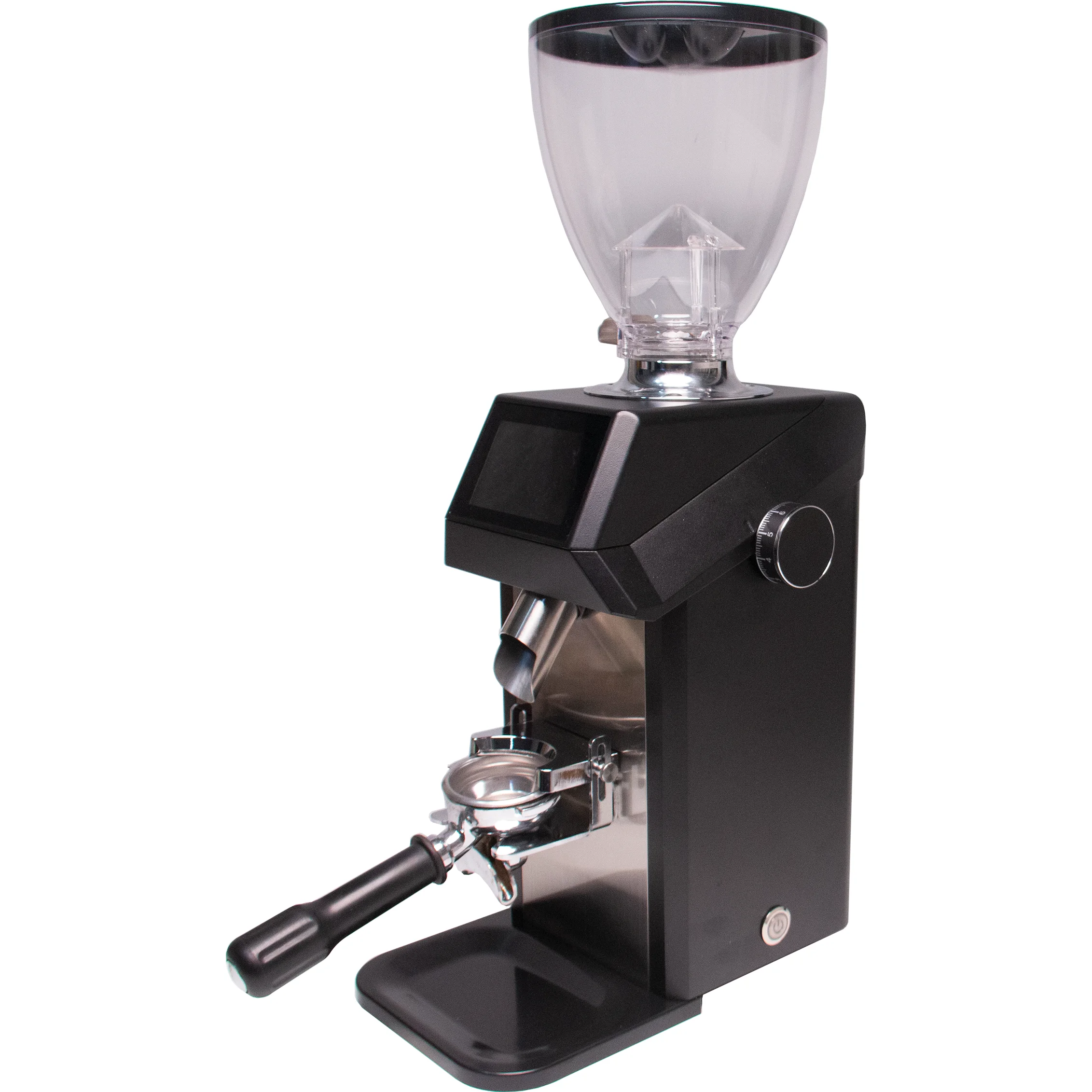 Snow Peak mesin penggiling kopi Makercoffee grinderum CE baja tahan  karat aluminium elektrik kotak bergelombang tampilan LED