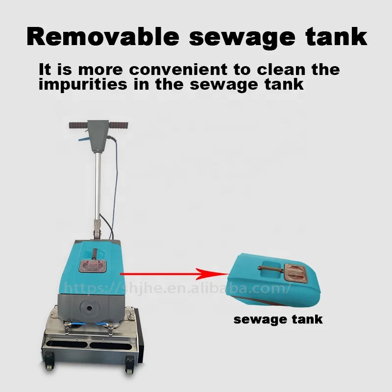 LESP Rolling Brush Power Compact Walk Behind Carpet Cleaning Machine for Escalator
