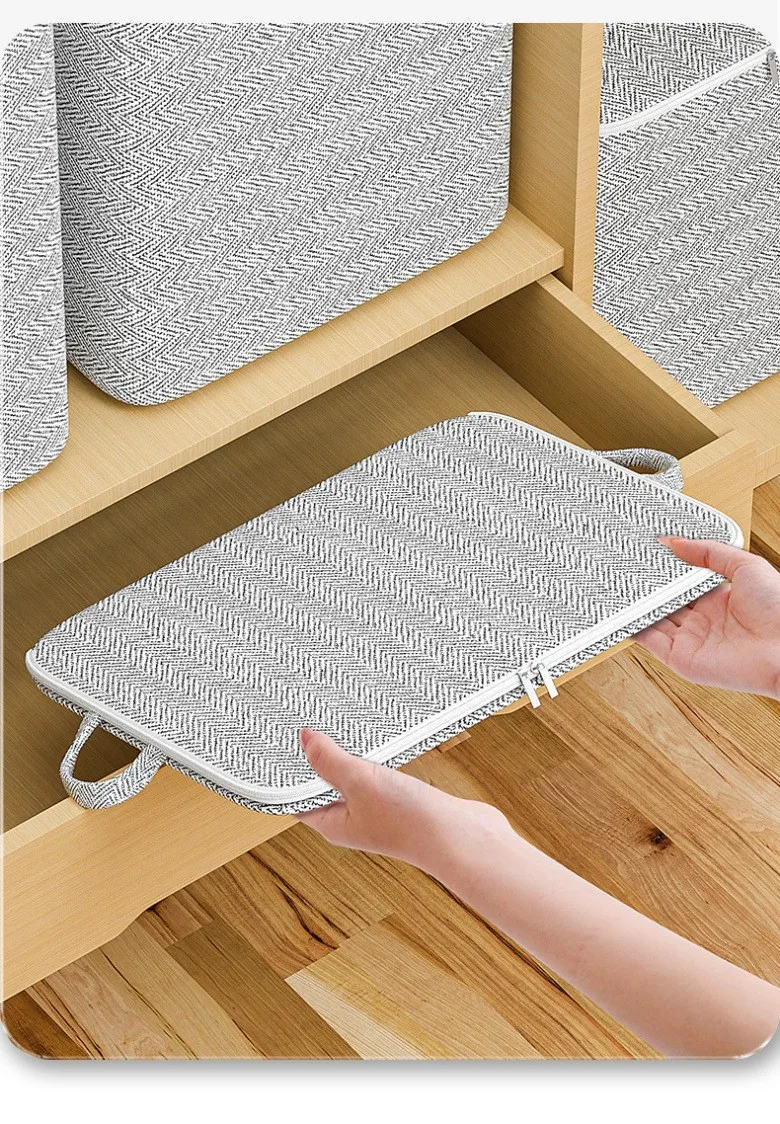 Large Capacity Household Quilt Storage Bag Clothes Quilt Storage Bag Moving Living Room Bedroom Quilt Sorting Storage Basket