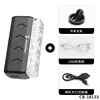 Ceiling-mounted four-eyed light with horn