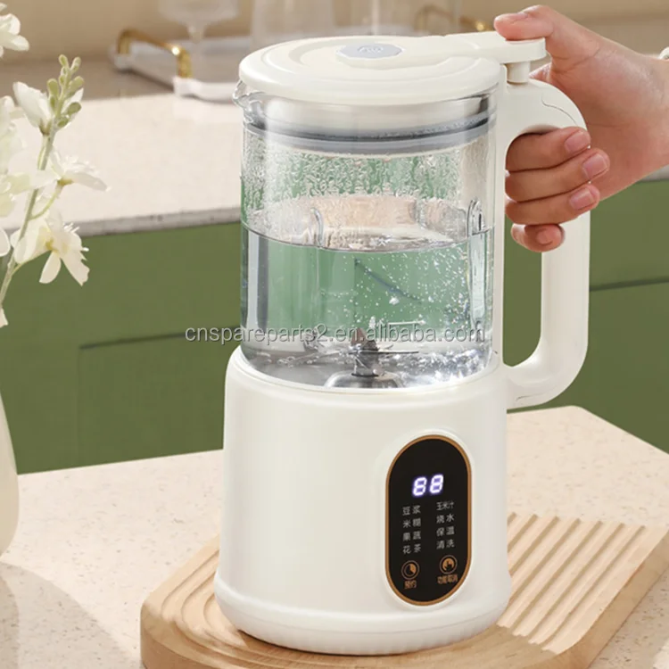 800ml Powerful Electric Machines Soya Milk Machine Heating Automatic Milk Soup Maker Blender Nut Soymilk Maker