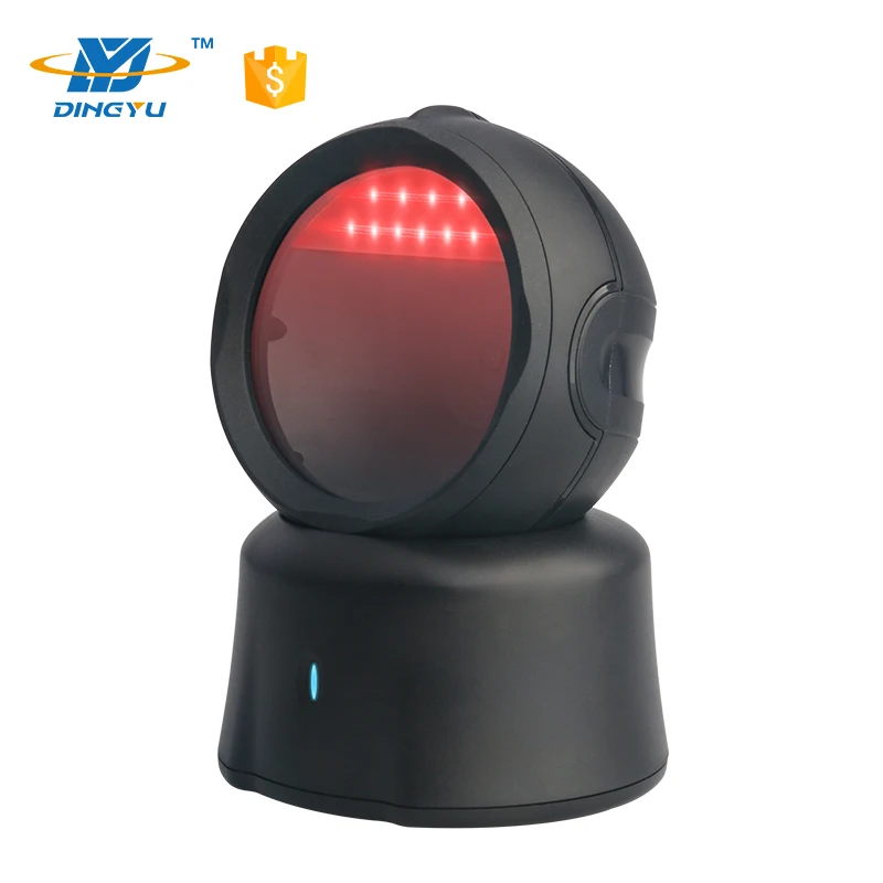 DP8210 Omnidirectional 2D QR Code Scanner Supermarket Desktop Corded QR Barcode Reader with Supermarket Price in Stock