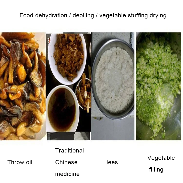 Potato Chips Centrifugal Dehydrating Machine Salad Rotating Centrifugal Vegetable Dewatering Machine