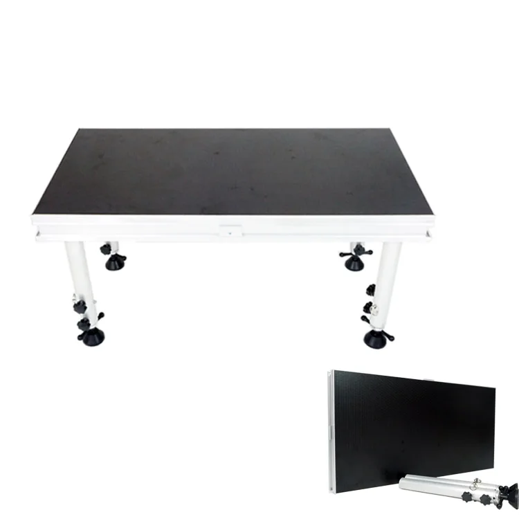 1x2m Easy Moving Choir Stage Platform and Riser for Wedding Decorations