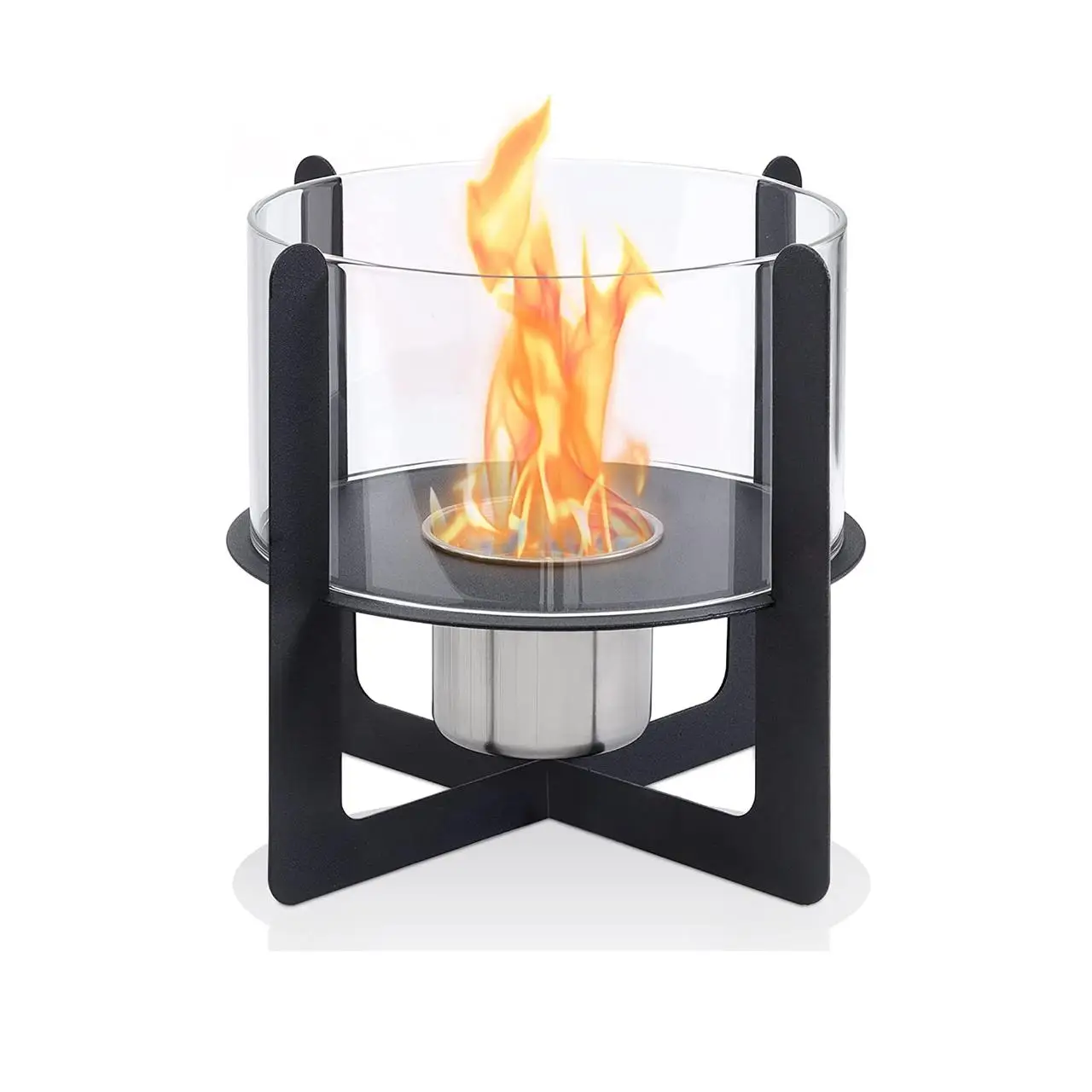 Outdoor Portable Table Top Fireplace Clean Burning Bioethanol