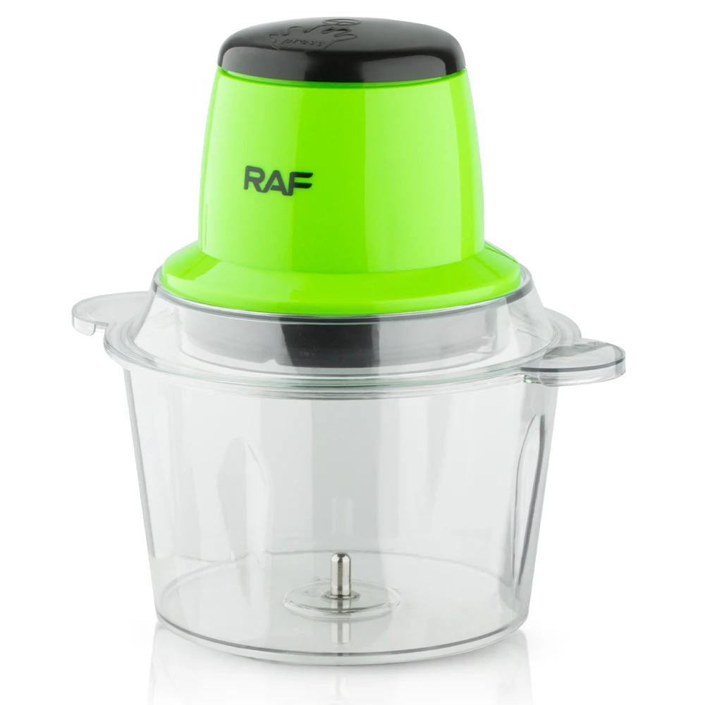 Mini tocator electric, Robot de bucatarie AT PERFORMANCE®, 600 W, 2 viteze + puls, bol 2 L, dispozitiv de emulsifiere, disc din inox, VERDE. - Blendere si Tocatoare - atMag.ro