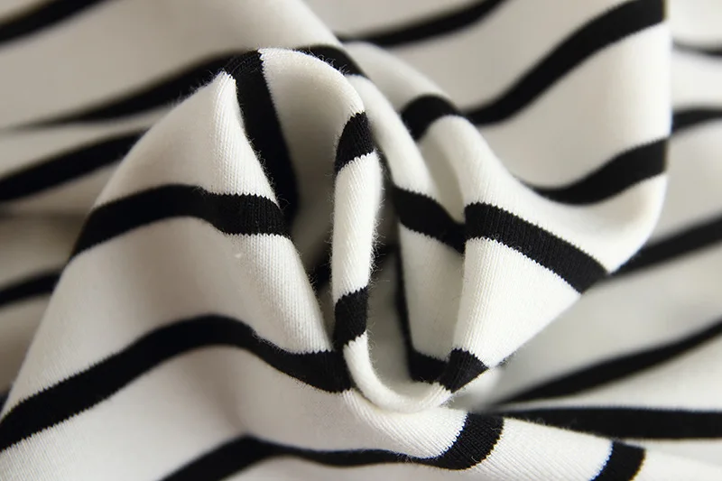 Полосатая Базовая рубашка для младенцев, Детские Топы с длинным рукавом для девочек