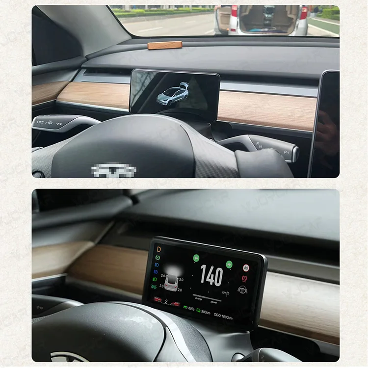 VJOYCAR 2023 Upgrade New Tesla Head Up Display Hud Dashboard 6.2 Inch Mini Screen Instrument Digital Cluster for Tesla Model 3/Y