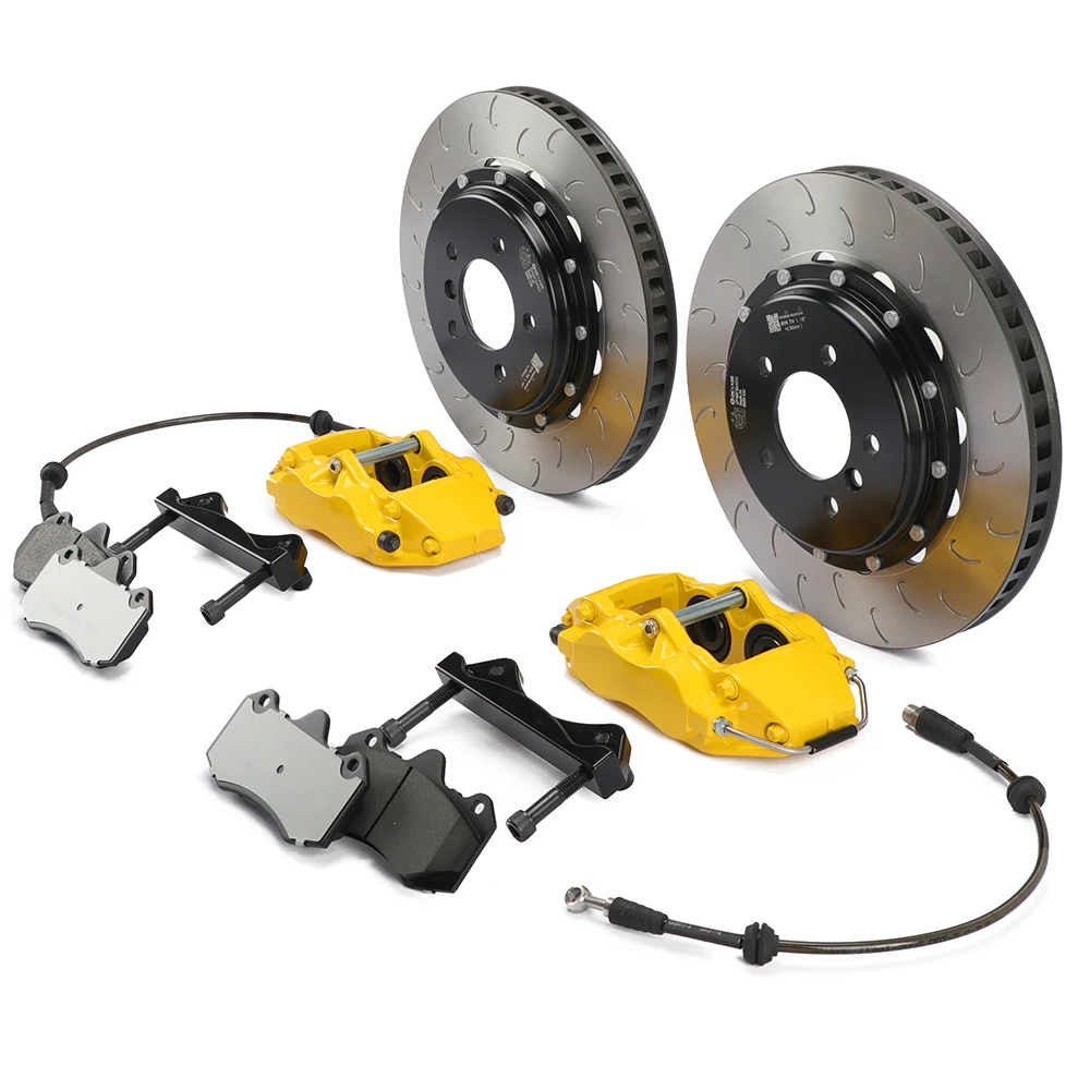 Upgrade racing brake systems factory sale customized 4 pistons big brake kits 9202 rear brake parts