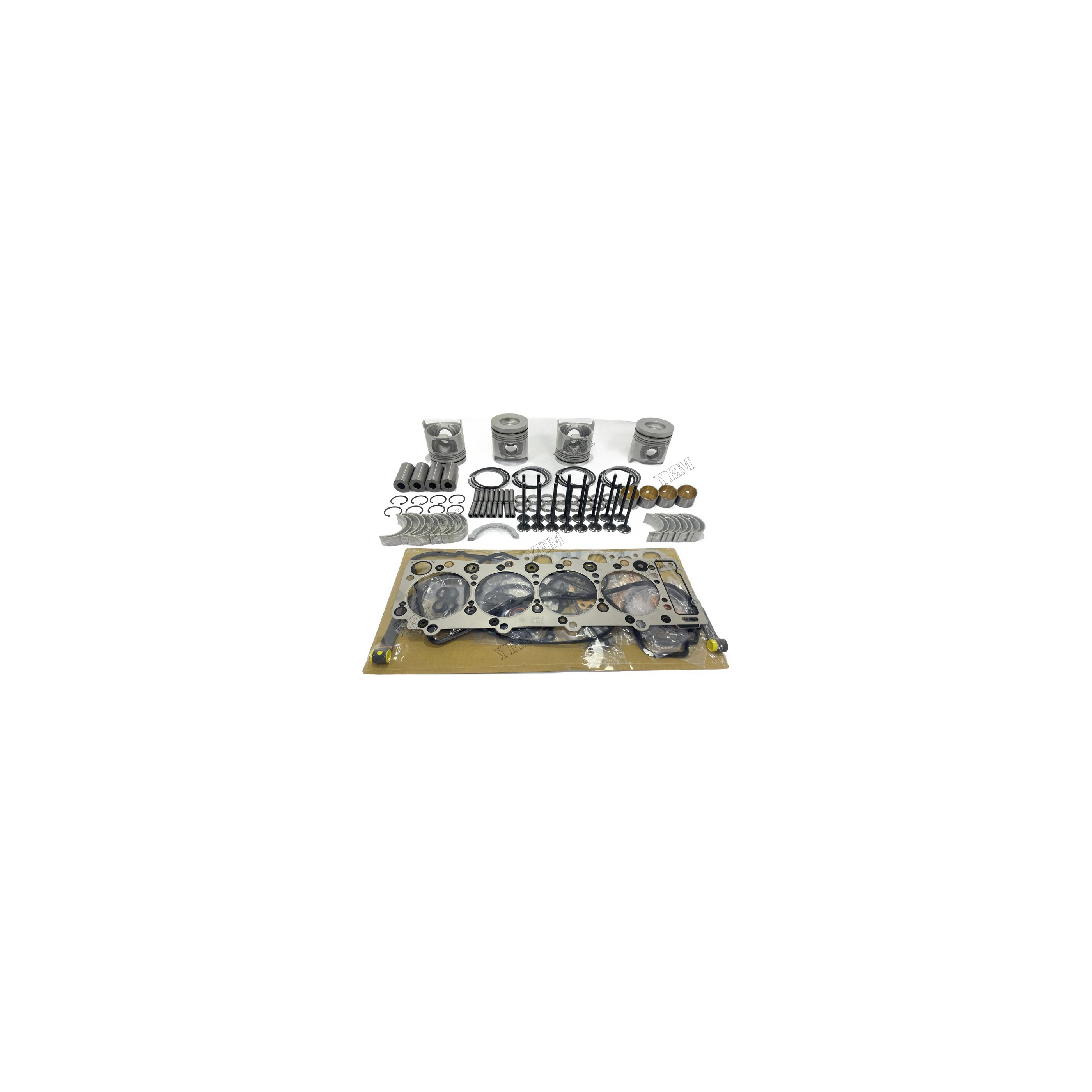 Replacement Repair Kit With Piston Rings Bearing Valves Cylinder Gasket Suitable for Isuzu 4HK1 Engine Parts China Manufacturer