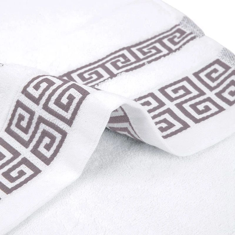 Inyahome Pure Cotton Hotel High Quality Face Bath Towels For Adults Quickdry Thicken Soft Face