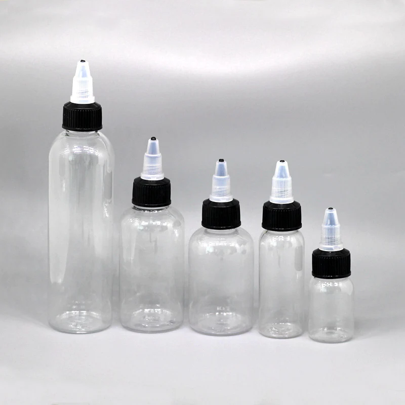 120ml 4oz Plastic Dispensing Bottles Lab Dropping Bottles Boston Round Pet Plastic Squeeze